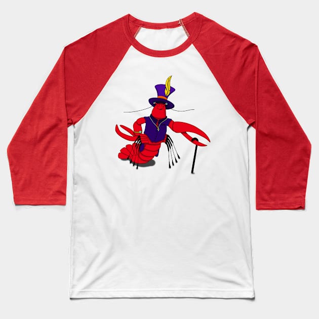 Crawdad Baseball T-Shirt by SuthrnView